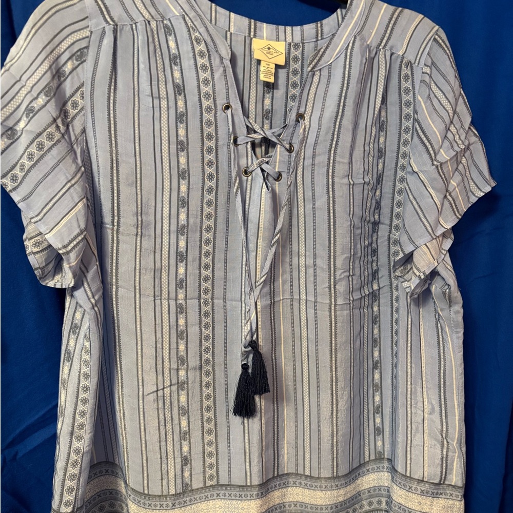 St John’s Bay short sleeve top. Gently worn Size 22W.
